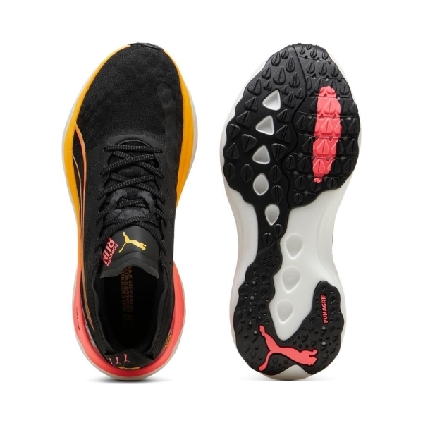 PUMA 慢跑鞋 FOREVERRUN NITRO 黑橘 氮氣 運動鞋 男 37775724