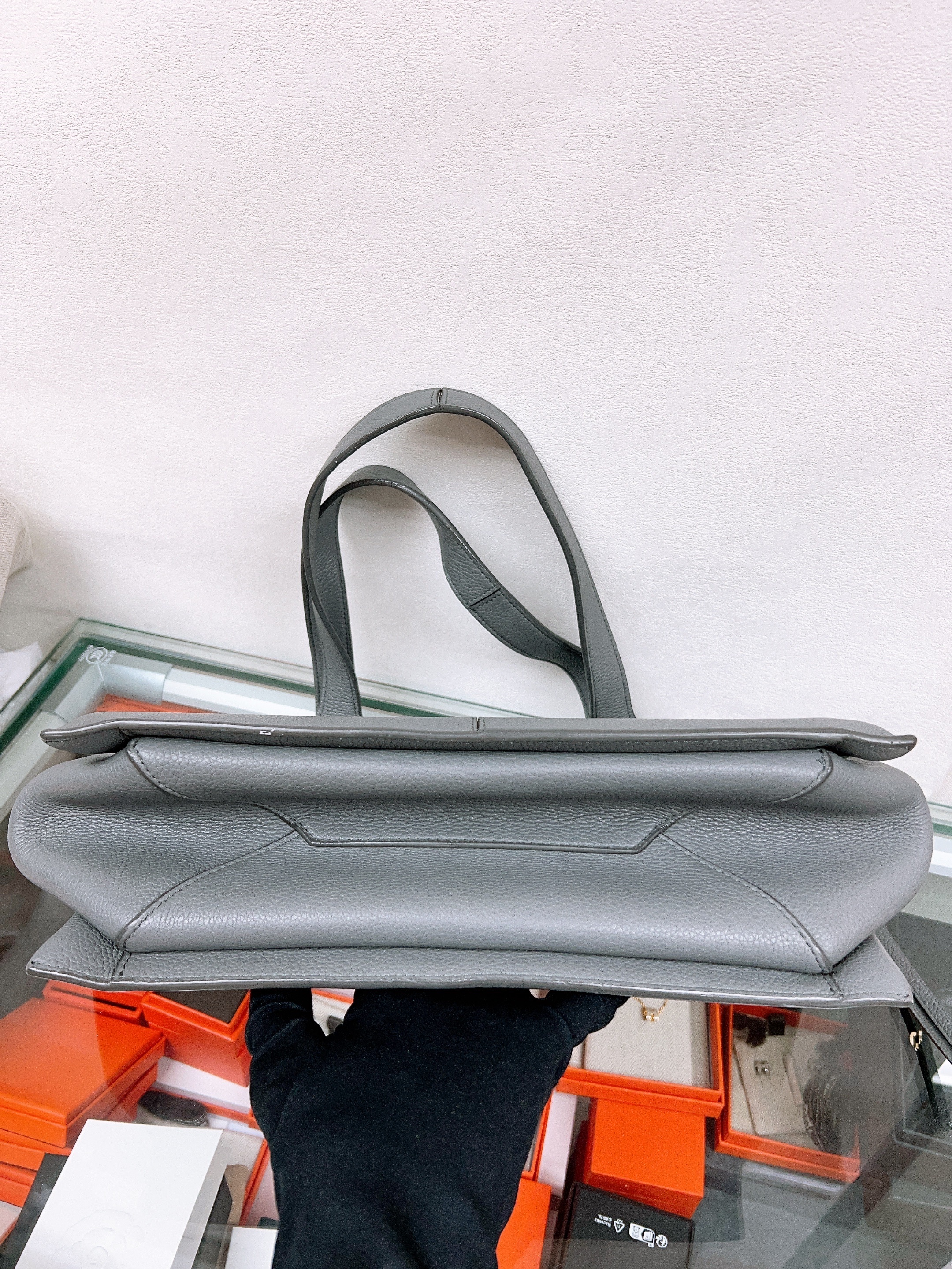 Celine trifold small grey