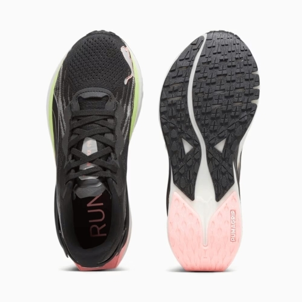 PUMA 慢跑鞋 RUN XX NITRO 2 黑 螢光粉 氮氣 運動鞋 女 37848201