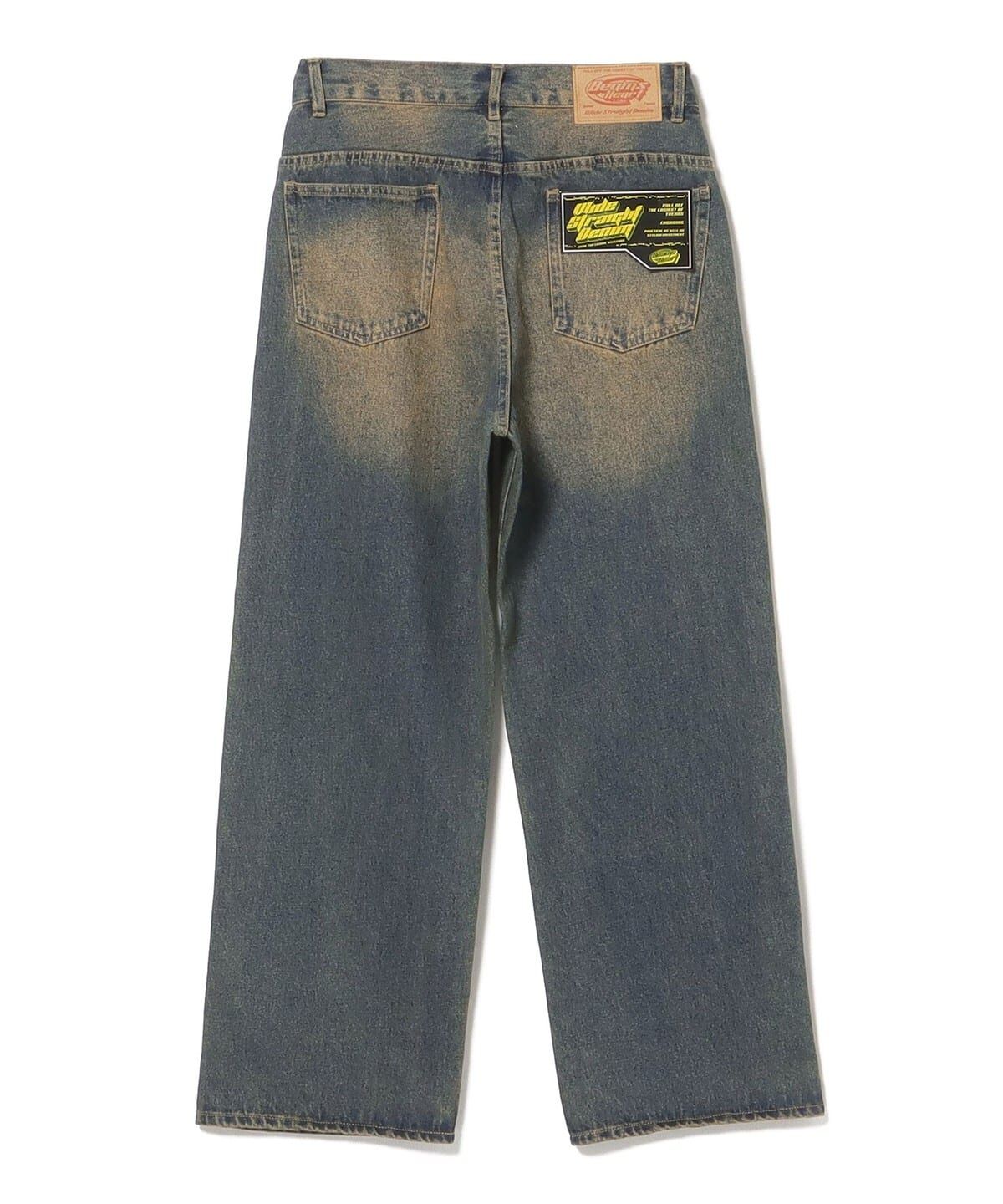『代購商品』2025AW BEAMS HEART Blast Wide Straight Denim 丹寧 牛仔 錐形褲 42-21-0046-147