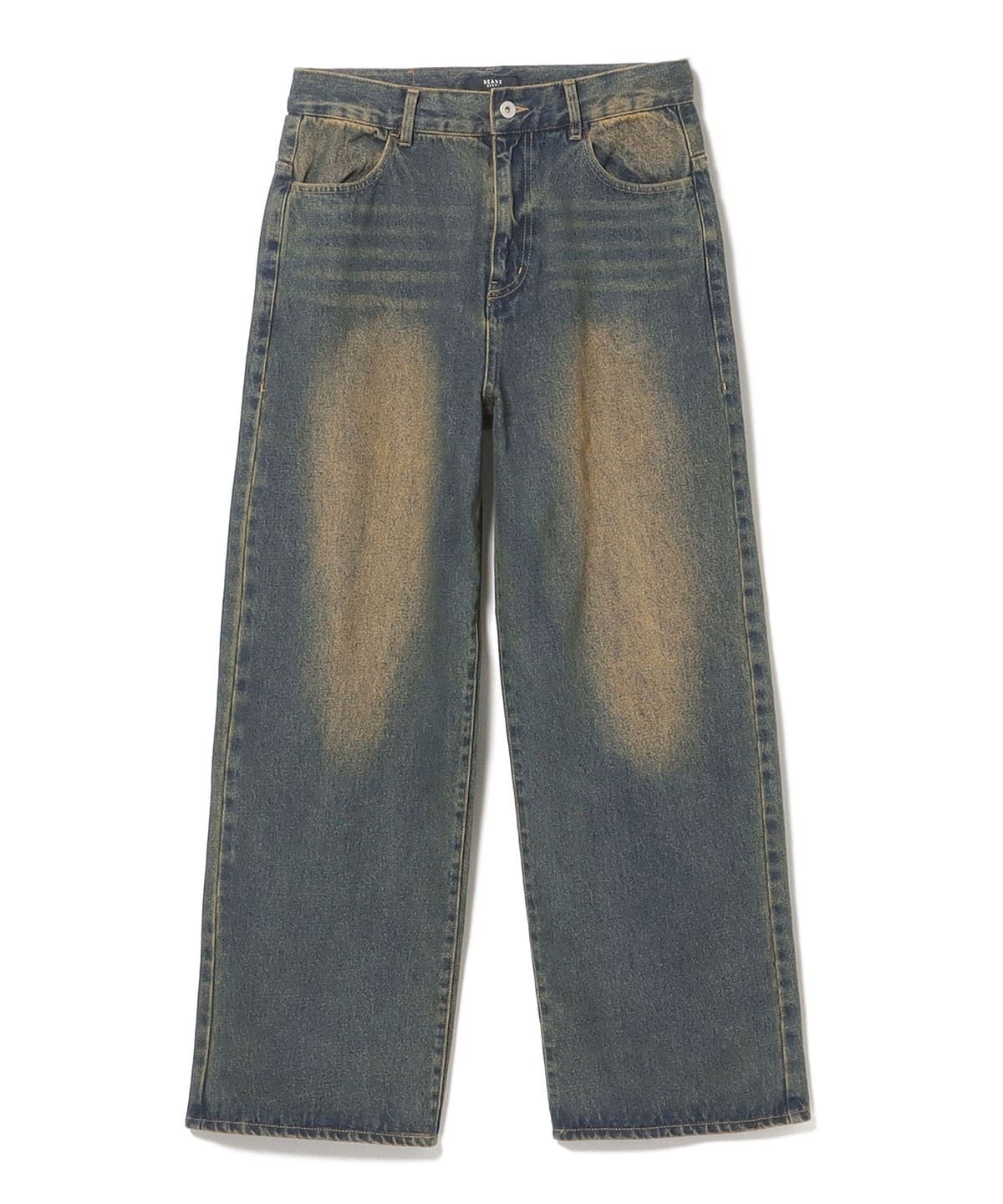 『代購商品』2025AW BEAMS HEART Blast Wide Straight Denim 丹寧 牛仔 錐形褲 42-21-0046-147