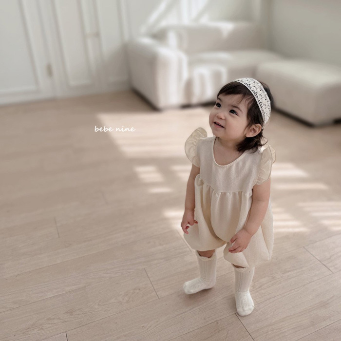 韓國 BEBENINE - 25夏 氣質綁帶連身衣（兩色）