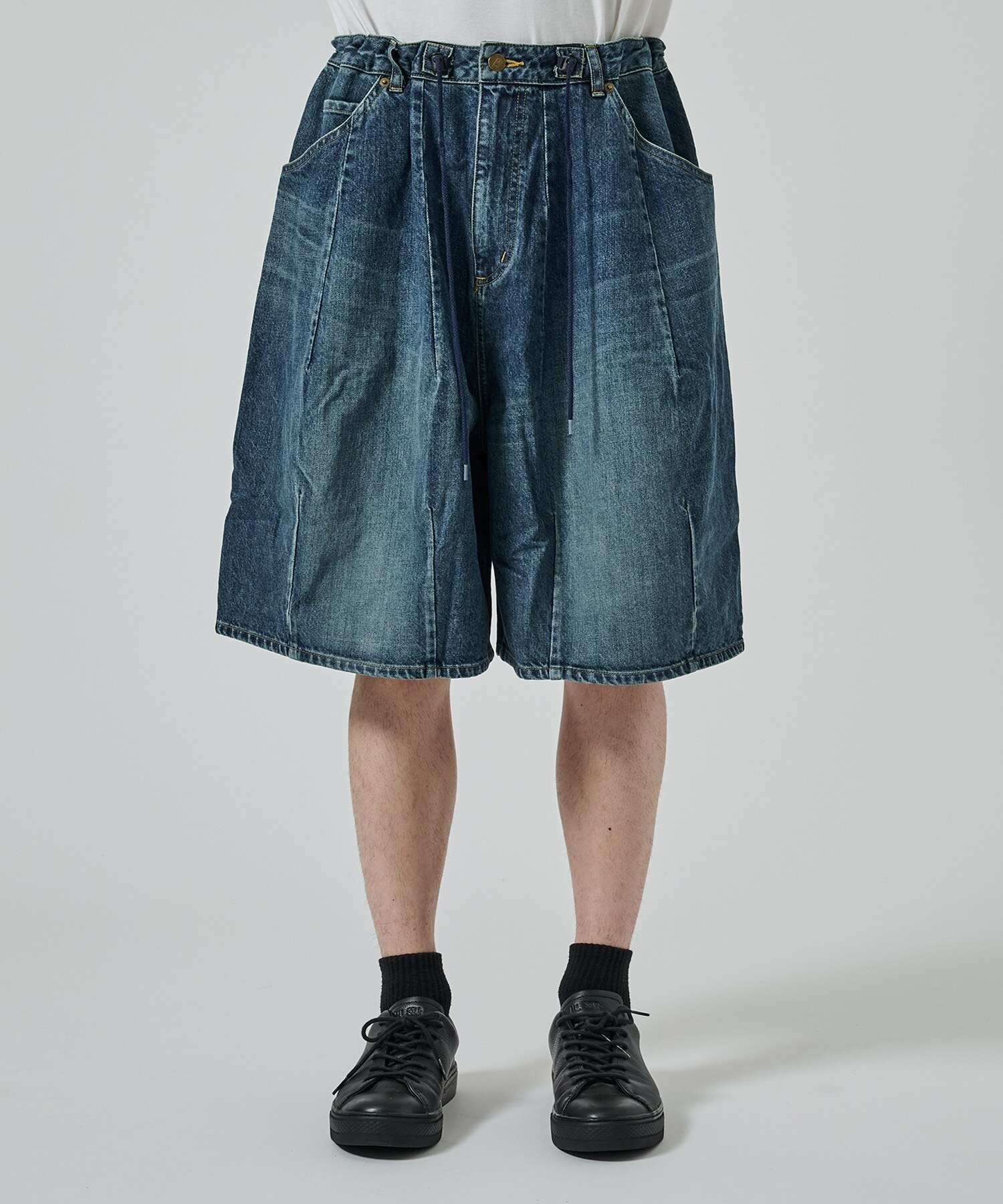 代購商品』2025AW NEEDLES 別注H.D Denim Shorts 水洗丹寧短褲QV1
