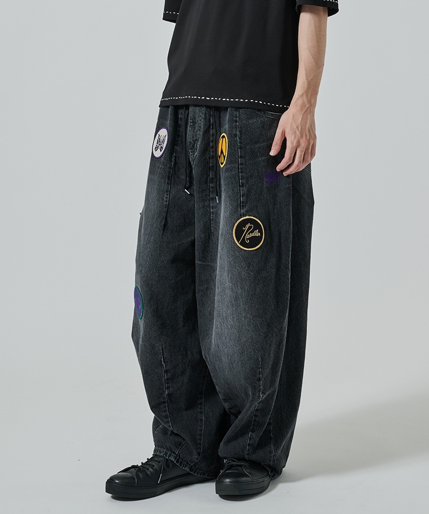 『代購商品』2025AW NEEDLES 別注 H.D Patches Jean 12oz Denim 丹寧 重磅 錐形褲 QV1566