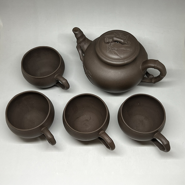 秦時代彩色双耳杯 茶扇子5寸 | アトリエ・Kinami