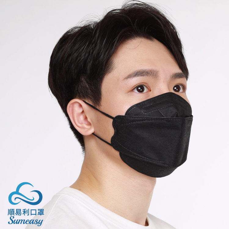 順易利4D醫用口罩_成人10入 (三層透氣款)