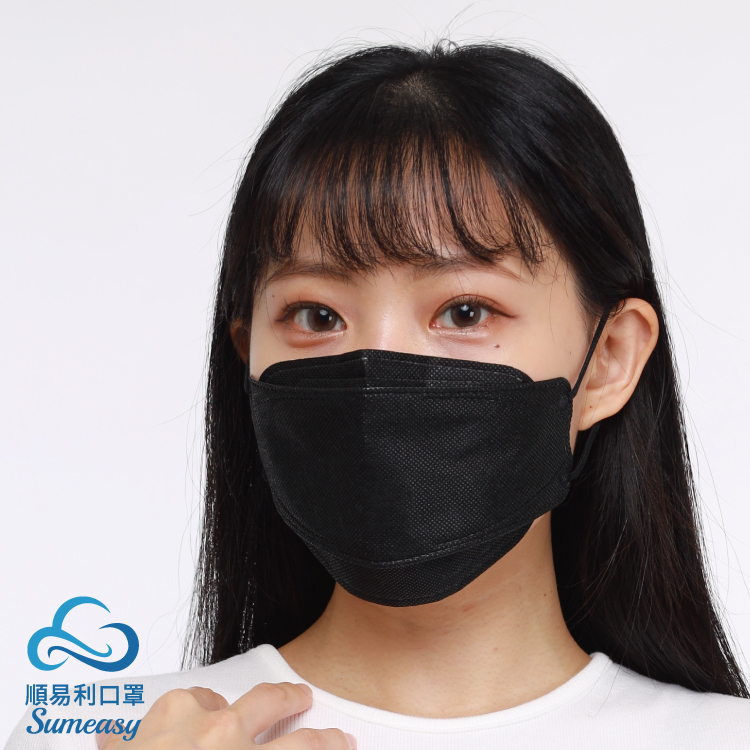 順易利4D醫用口罩_成人10入 (三層透氣款)