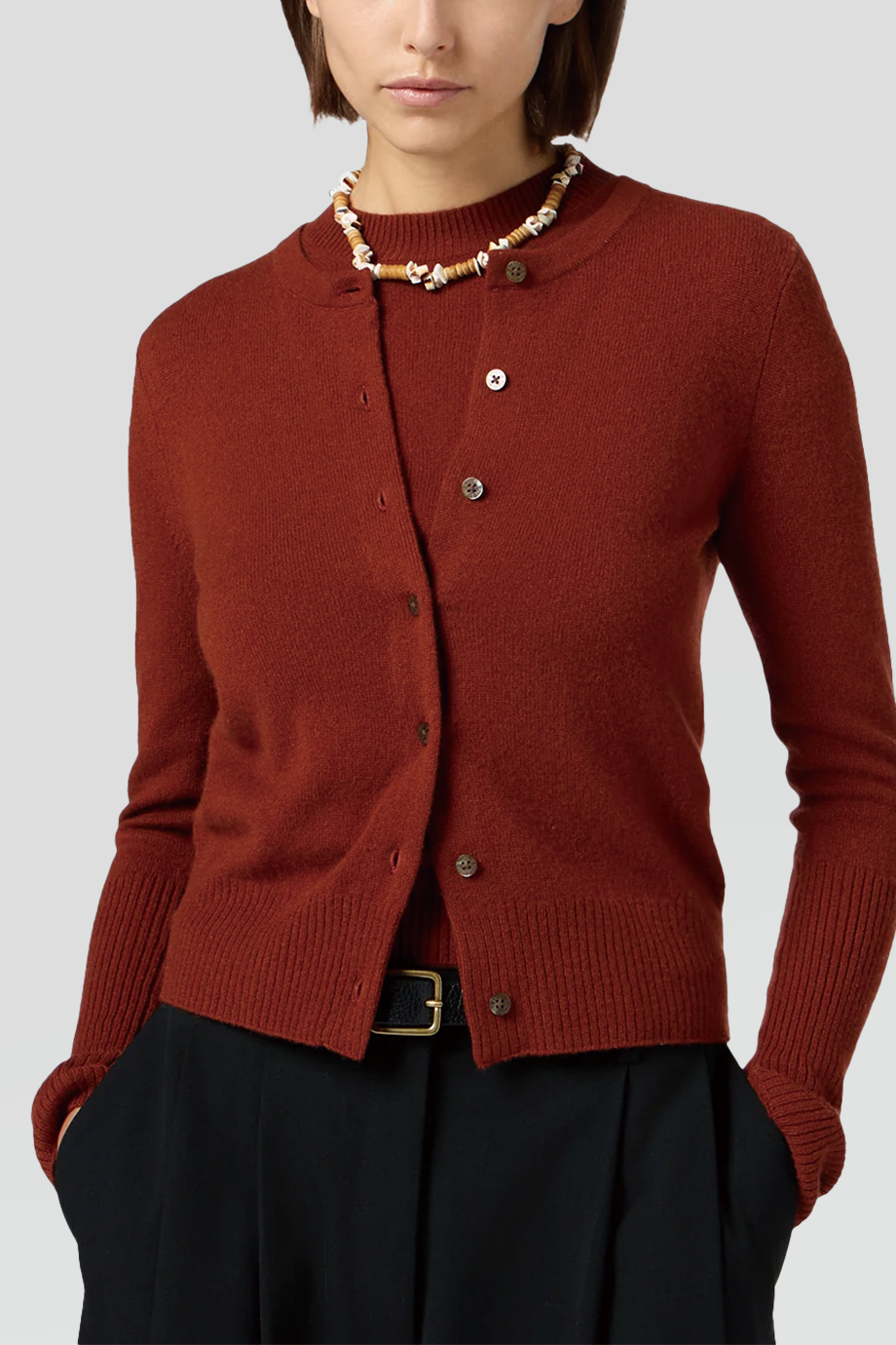 Guest in Residence｜JANE 圓領合身羊絨外套