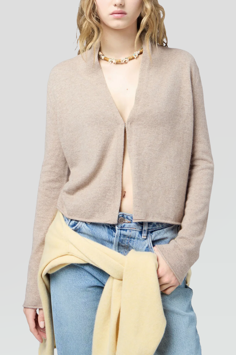 Guest in Residence｜STEALTH 披肩領鉤釦羊絨外套