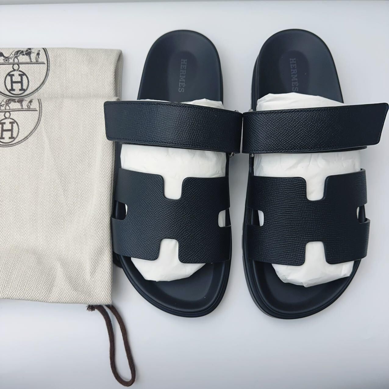 7/23 Ki80 Hermes二舅鞋黑色全新39