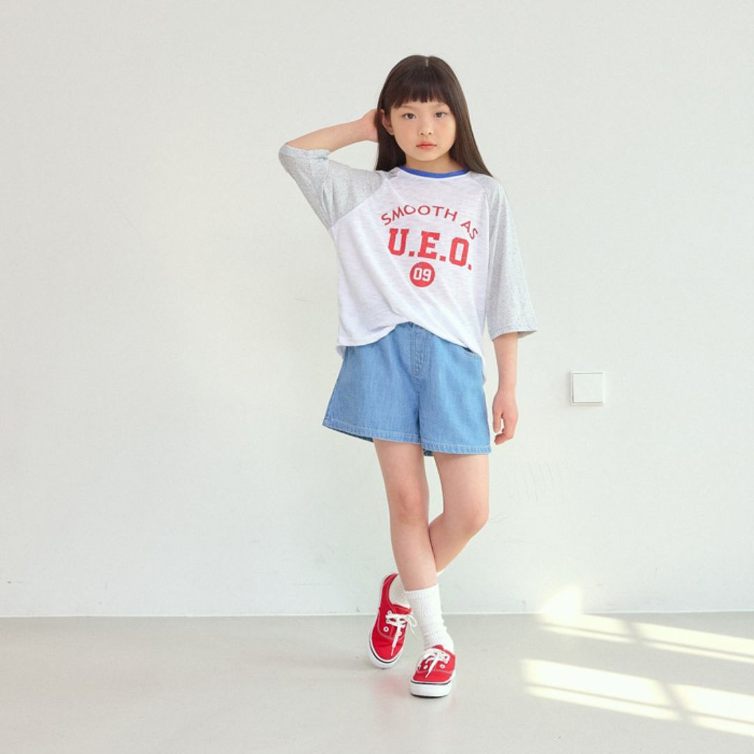 韓國 ÜEO - 25夏 撞色字母T