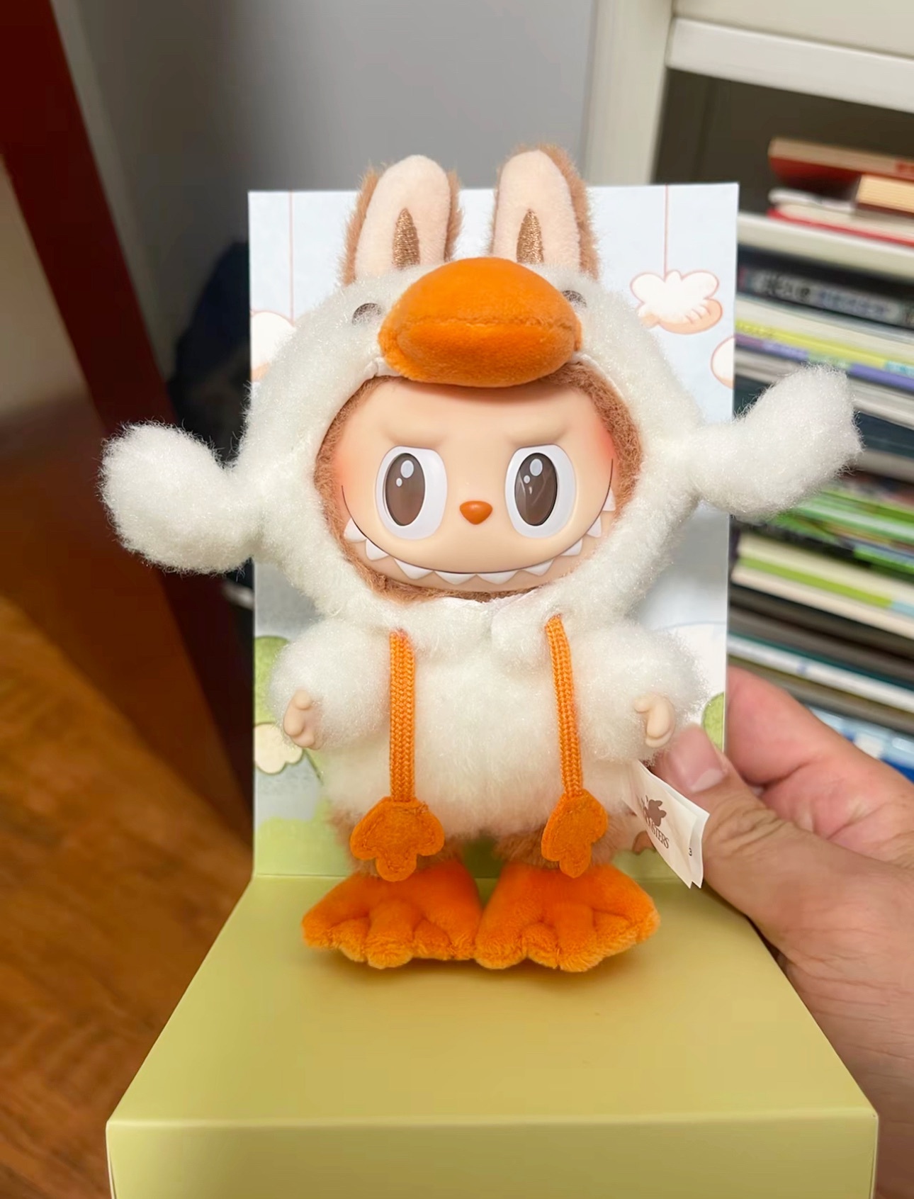 POP MART THE MONSTERS 森林童話 搪膠毛絨吊卡｜拉布布掛飾公仔