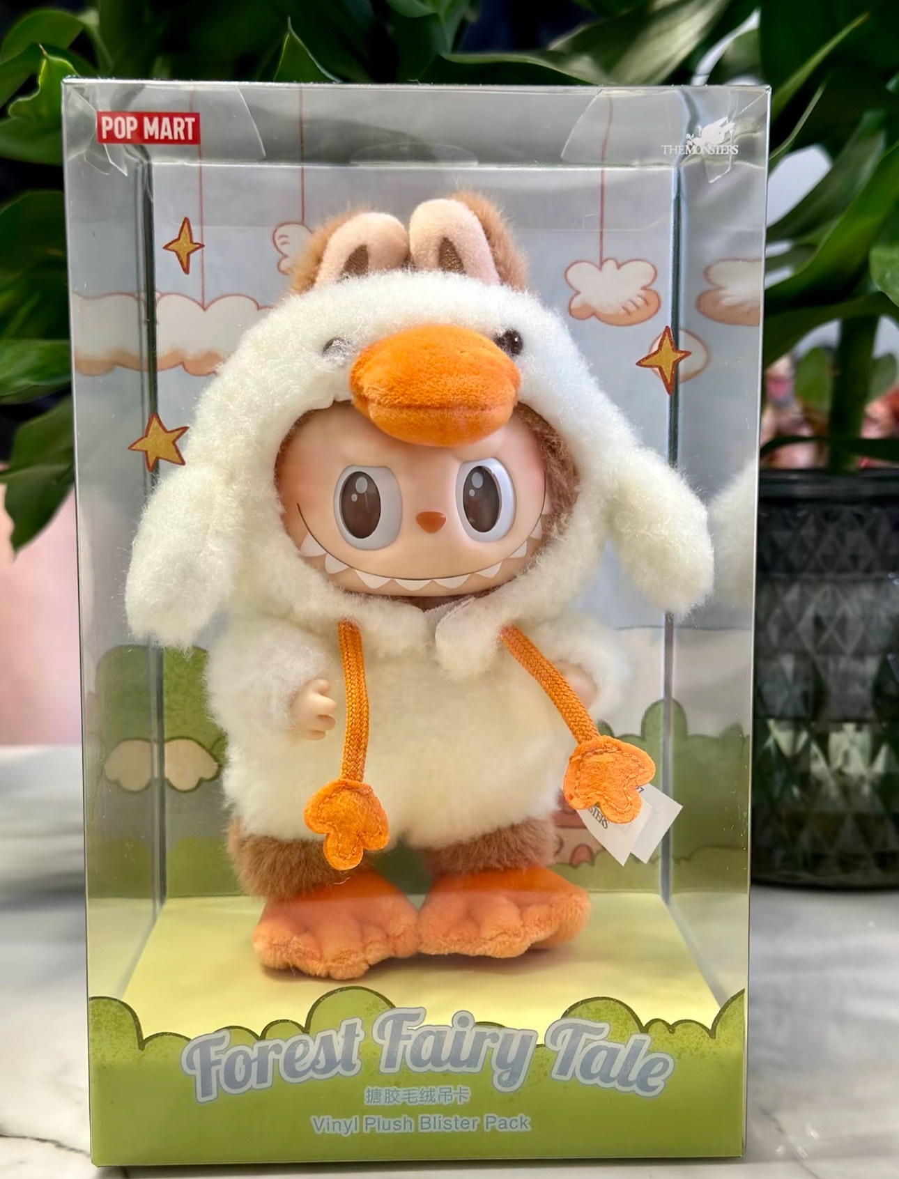 POP MART THE MONSTERS 森林童話 搪膠毛絨吊卡｜拉布布掛飾公仔