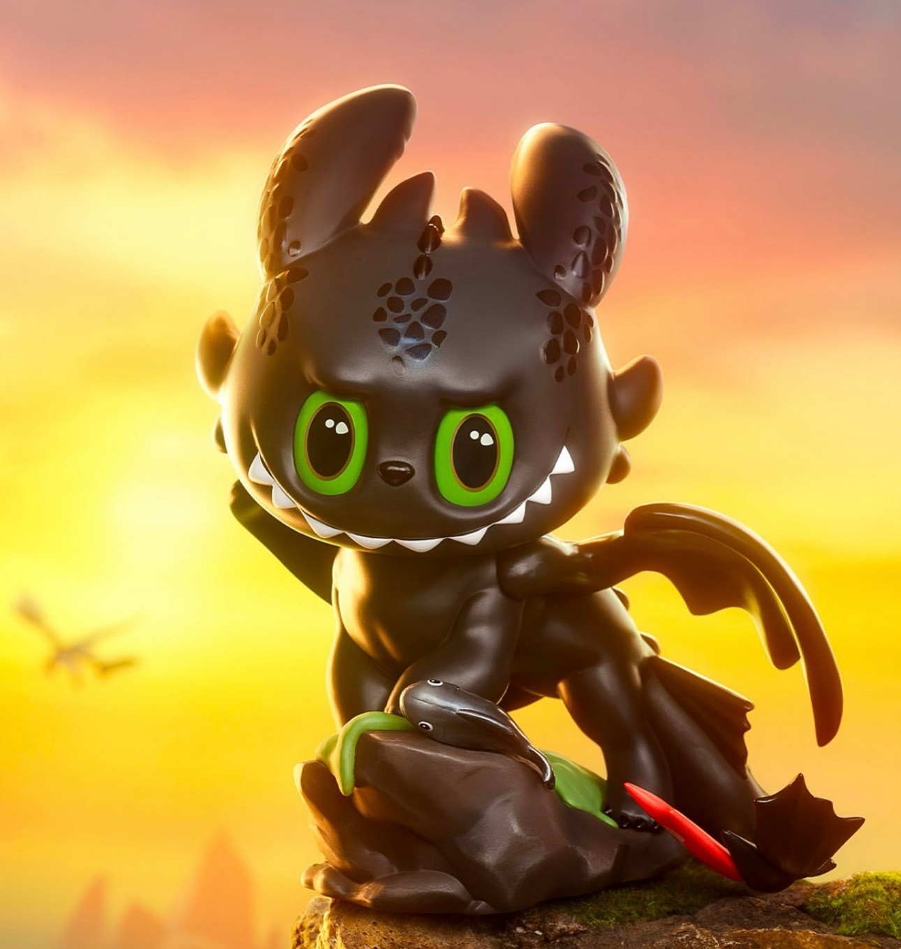 POP MART LABUBU THE MONSTERS 泡泡瑪特 馴龍高手手辦 夜煞光煞 兩色