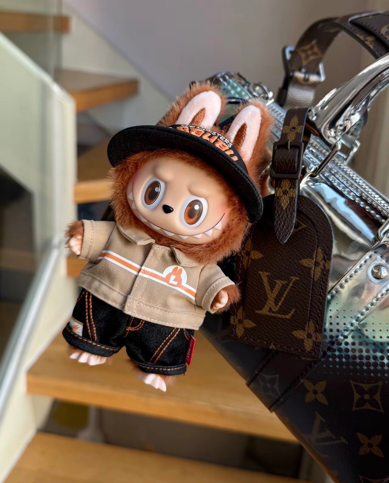 POP MART LABUBU THE MONSTERS 怪味便利店系列搪膠毛絨吊卡