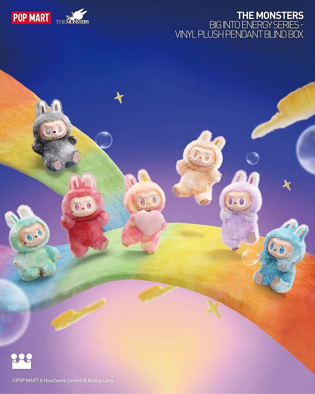 POP MART LABUBU 3.0 THE MONSTERS BIG INTO ENERGY SERIES