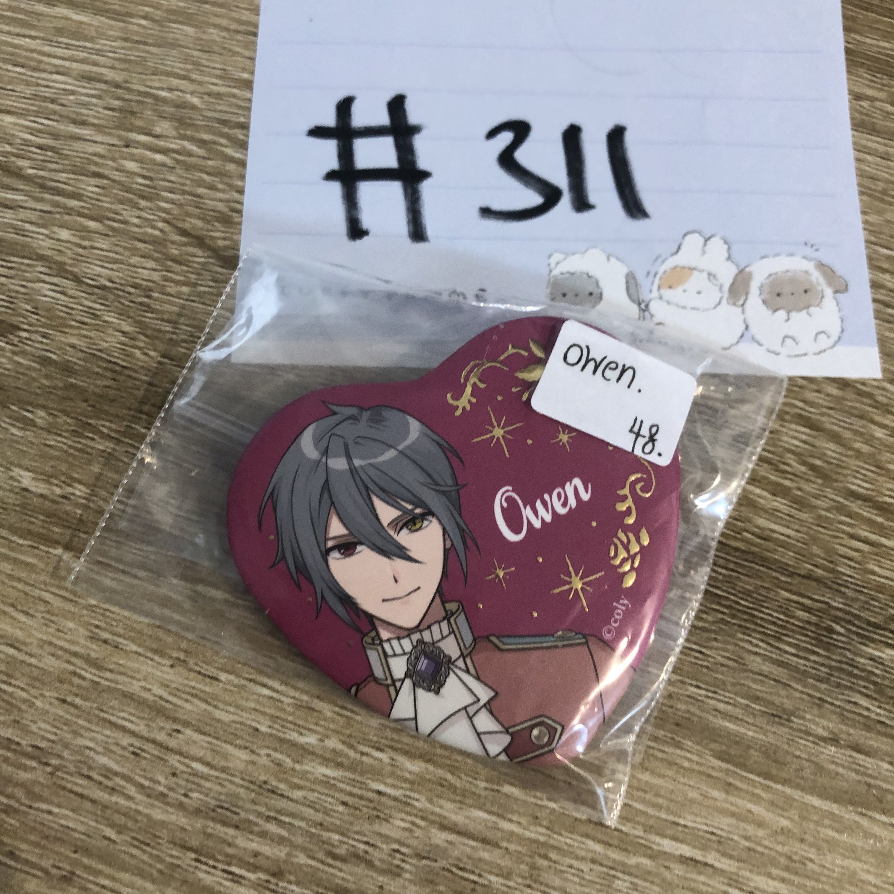 魔法使的約定 OWEN 襟章#311