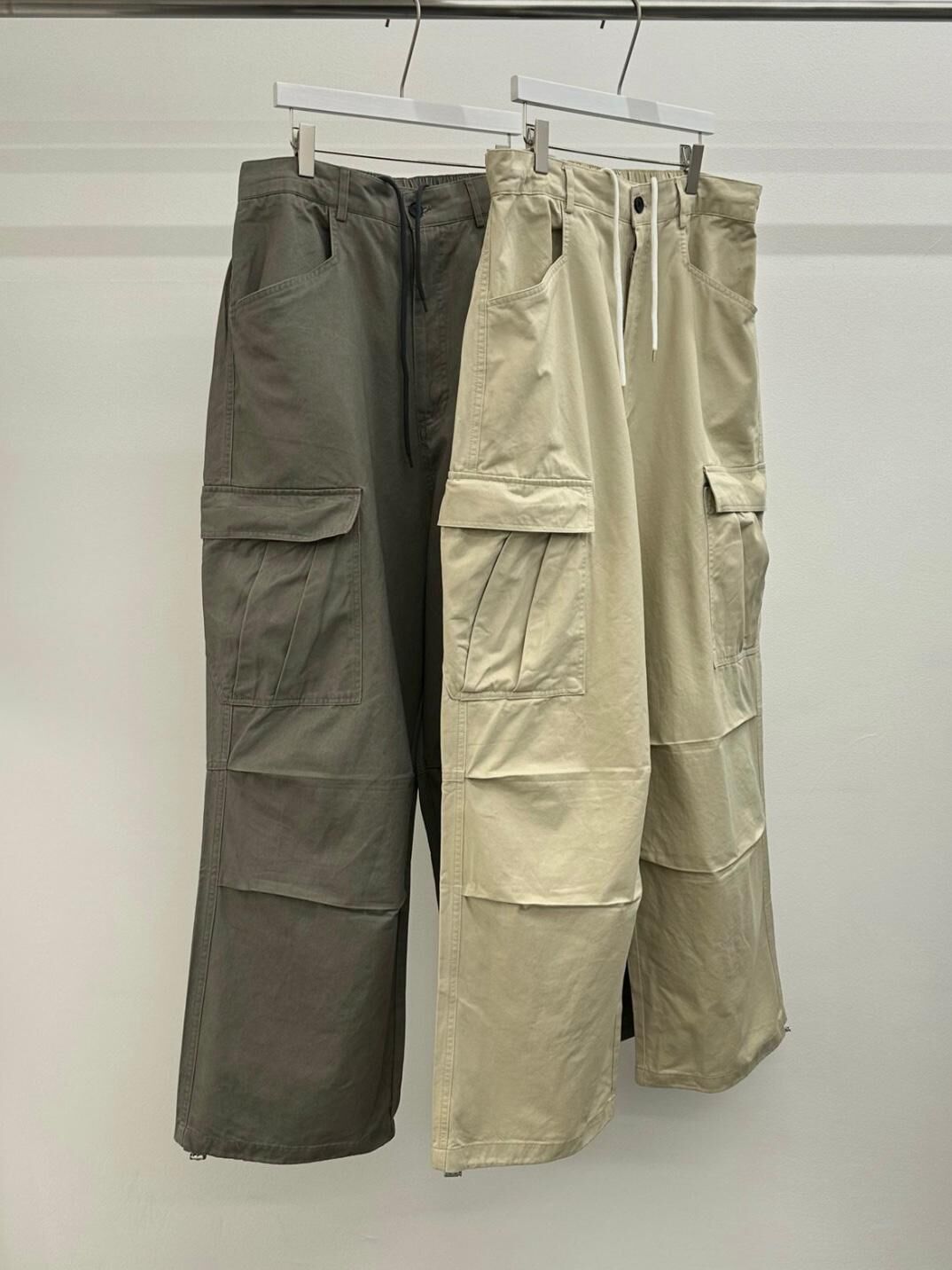 淨色工裝鬆身褲 WELL DONE-130P