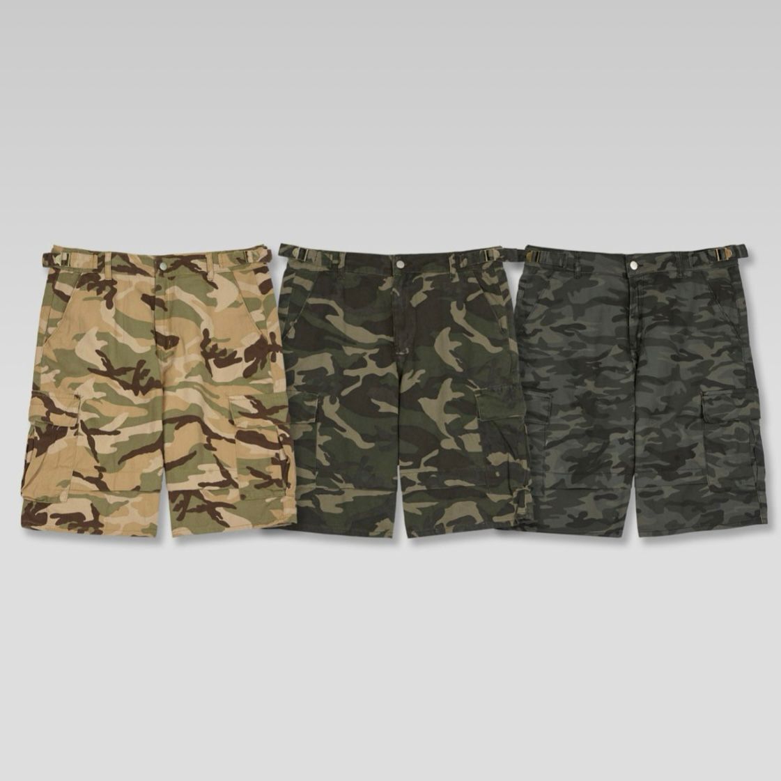 迷彩工裝短褲 WELL DONE-131P