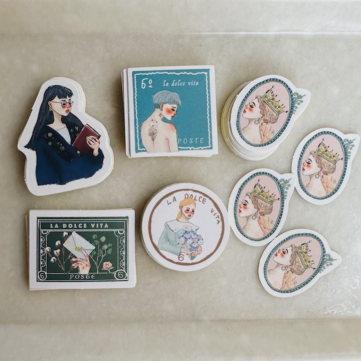 封口小貼紙 6款｜甜蜜生活