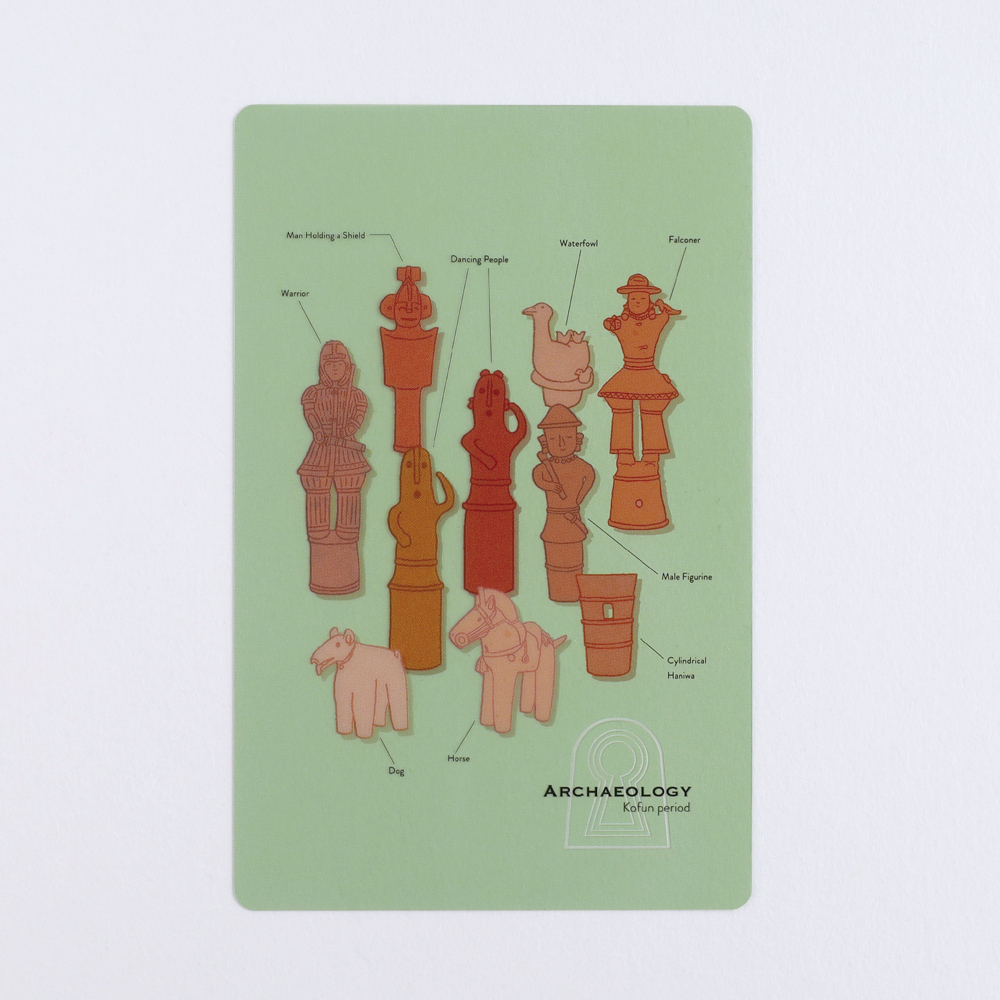 土偶 考古學 透明書籤 小墊板｜日本STUDY HOLIC