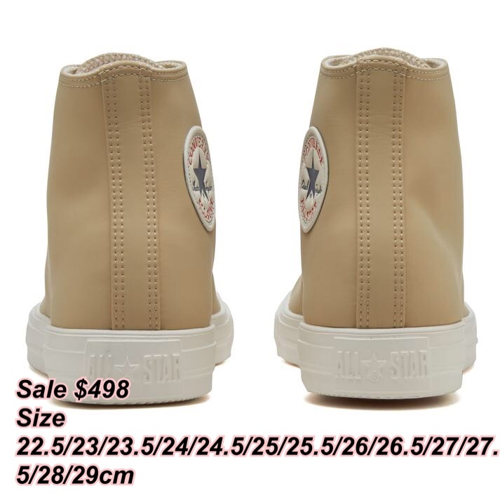 24/7 Sale converse 防水高筒鞋 杏色