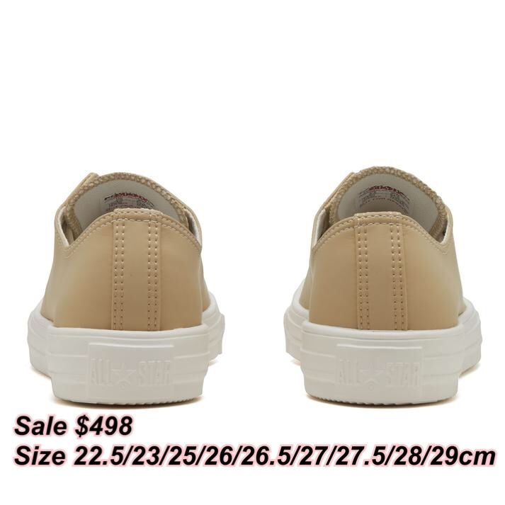 24/7 Sale converse 防水低筒鞋 杏色