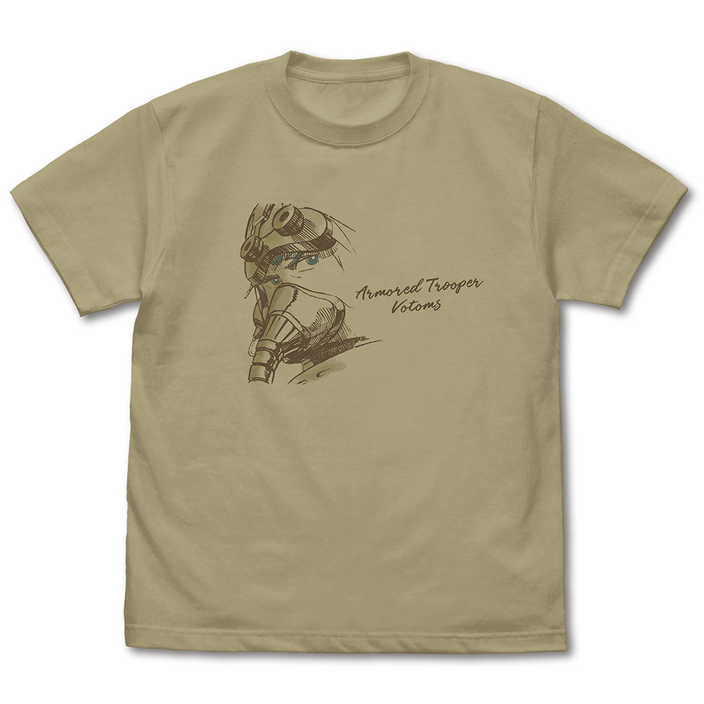 Cospa 0804 キリコ アイキャッチイラスト Tシャツ [装甲騎兵ボトムズ] SAND KHAKI