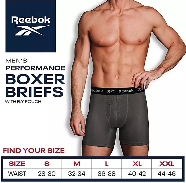 【預購】Reebok Performance G072354 男裝內褲 4pk