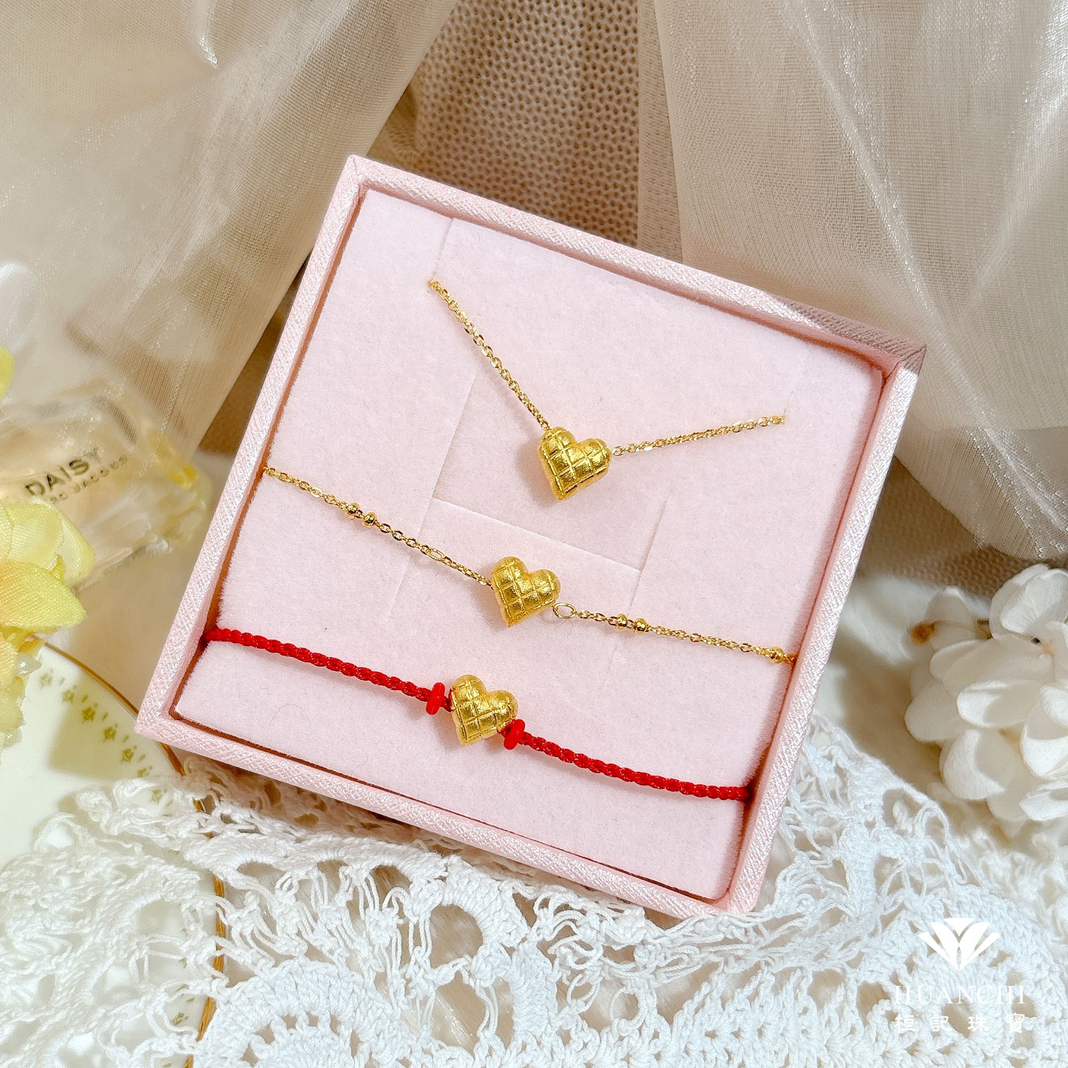 小香甜心(迷你) 黃金項鍊/黃金手鍊/編織金手鍊