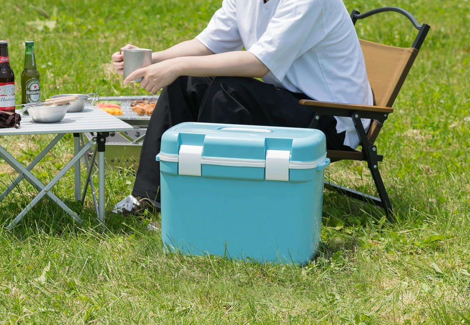 日本 JEJ ASTAGE  FOLES CREW日本專業可攜式保溫冰桶/青瓷藍