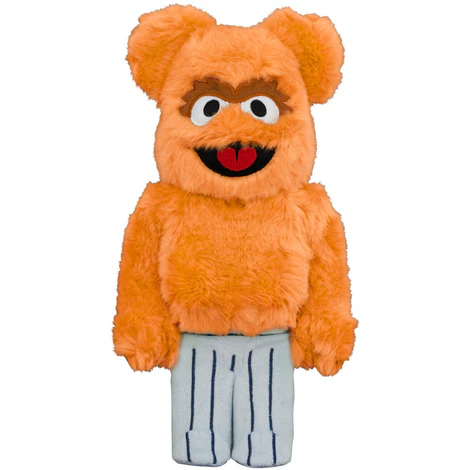 “芝麻街 SESAME STREET” OSCAR THE GROUCH COSTUME（The Original Orange Fur Costume Ver.） 400％ BE@RBRICK