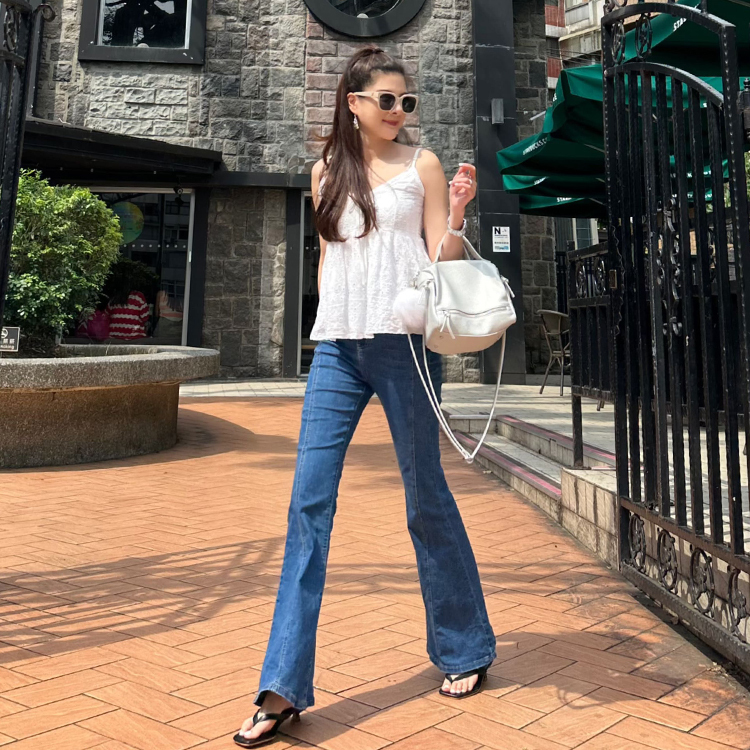 甜美緹花細肩背心