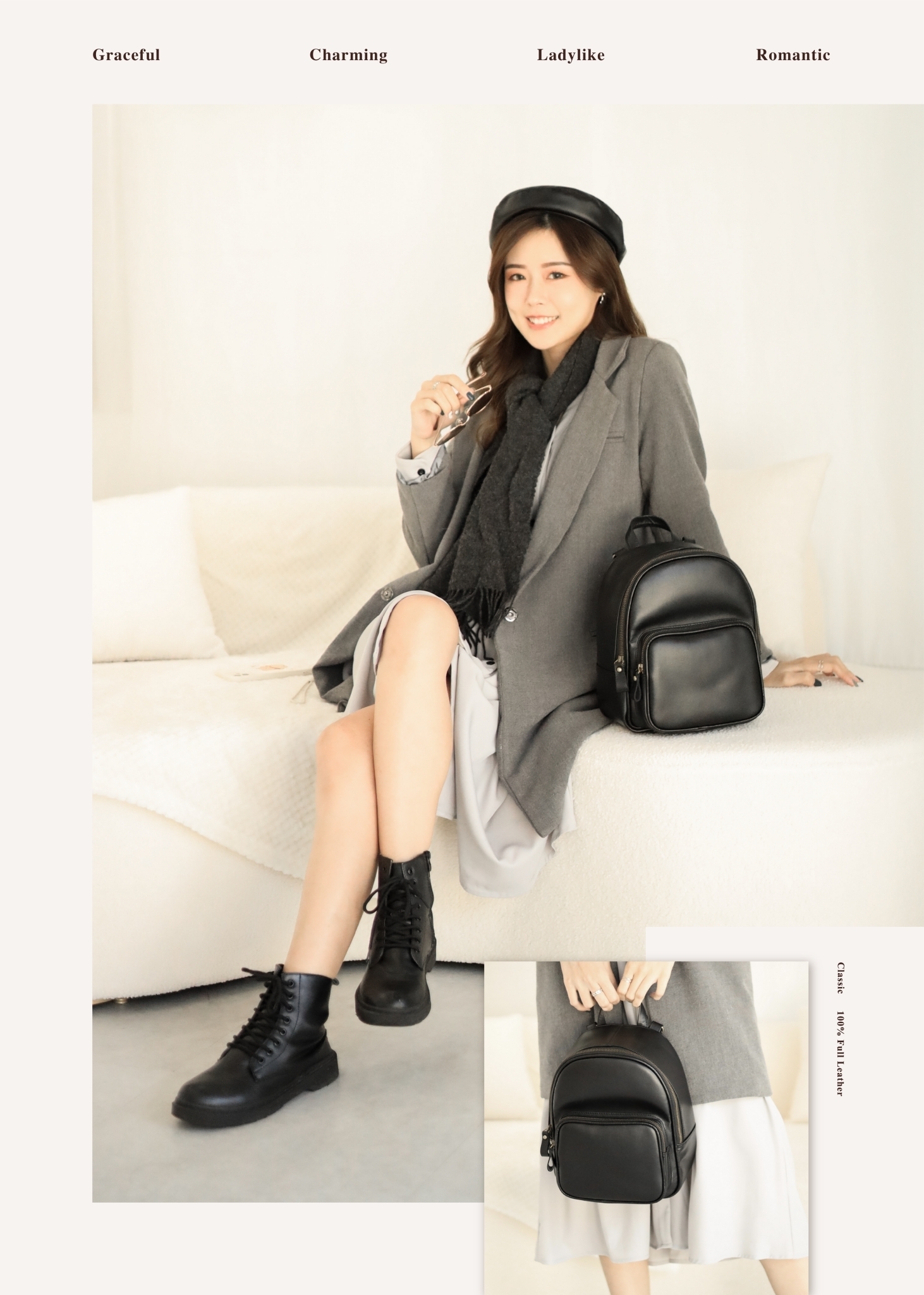 孩子的第一顆真皮包 兼具質感與童趣的完美比例