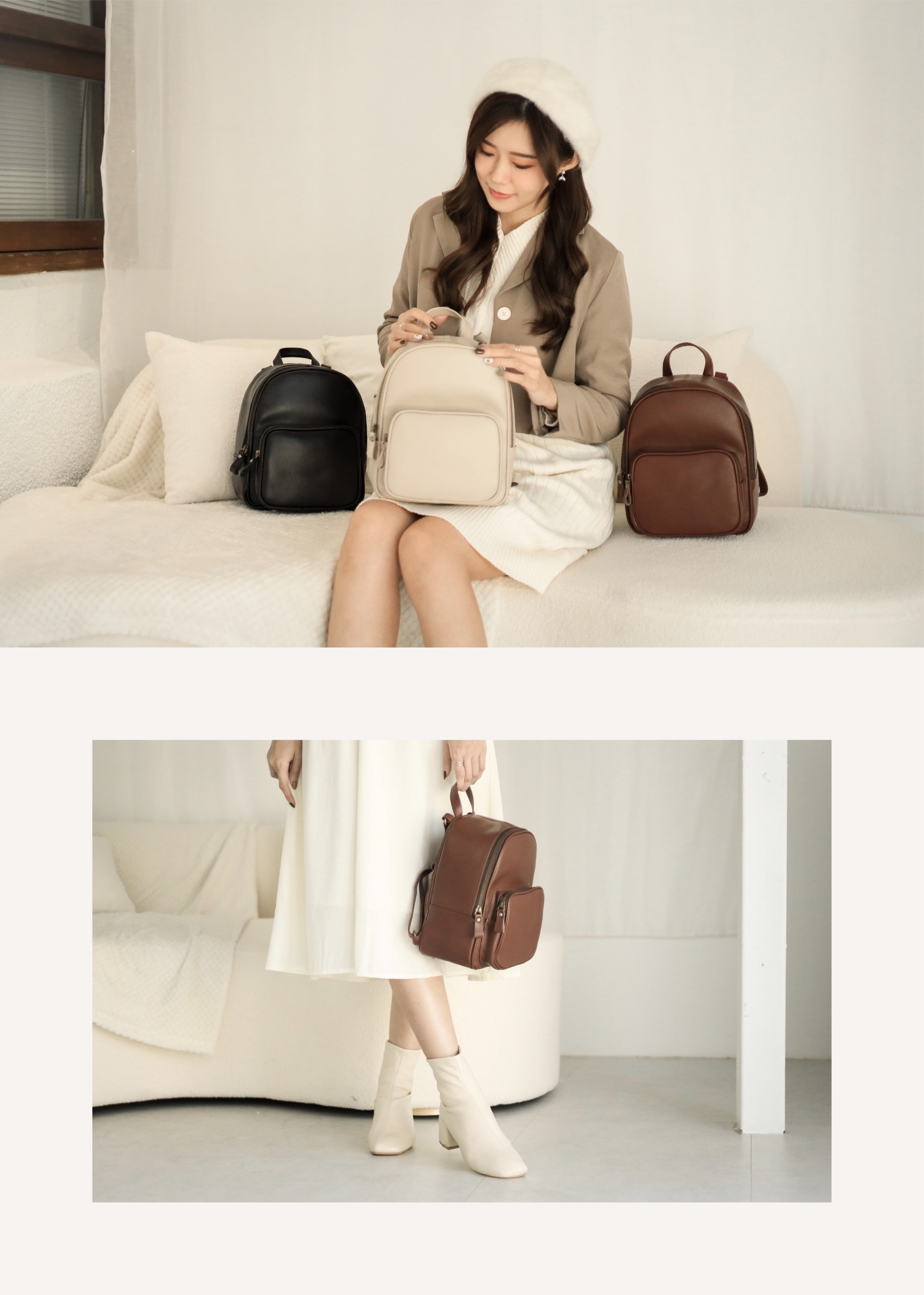 NAPPA皮革溫潤手感 每天上學都像一場精緻儀式