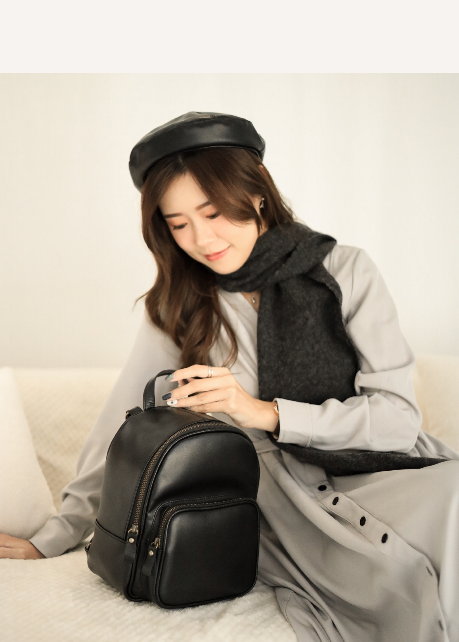 手提、肩背、斜背自由切換 一包三用輕鬆搭配