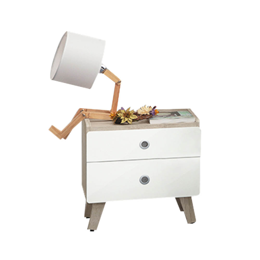 潔妮1.5尺床頭櫃/二抽收納櫃/置物櫃