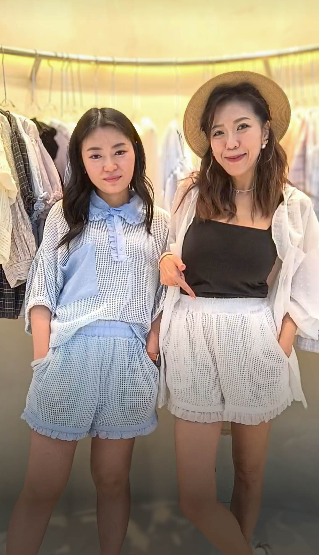 🥰PM_K8186  ▶️網狀拼接polo衫 👉B:150cm L:49cm👈