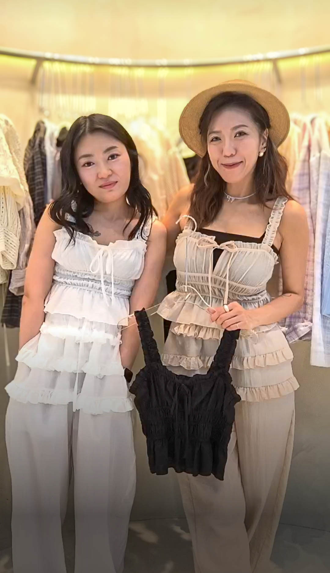 🥰PM_K8190  ▶️木耳肩帶 小可愛 👉Free Size B:cm L:44cm👈
