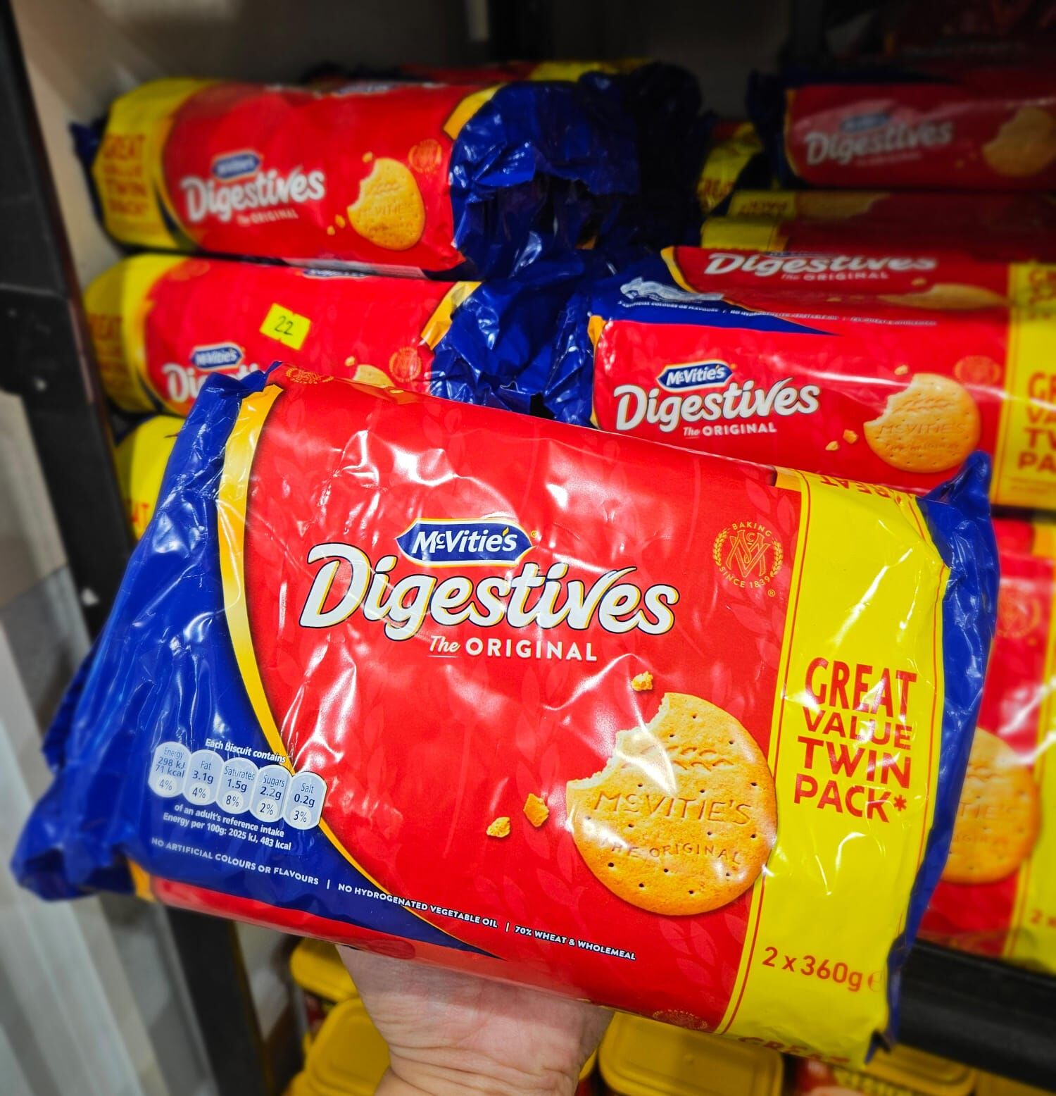 McVities Digestives Great Value Twin Pack (2 x 360g)