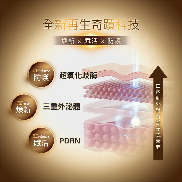 全新再生奇蹟科技，煥新、賦活、防護