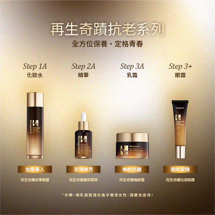 再生奇蹟抗老系列:全方位保養 定格青春