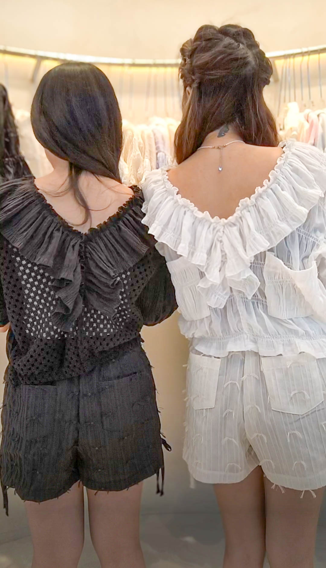 🥰PM_K8101  ▶️ 7分袖 前後大V領上衣 👉B:124cm L:51cm👈