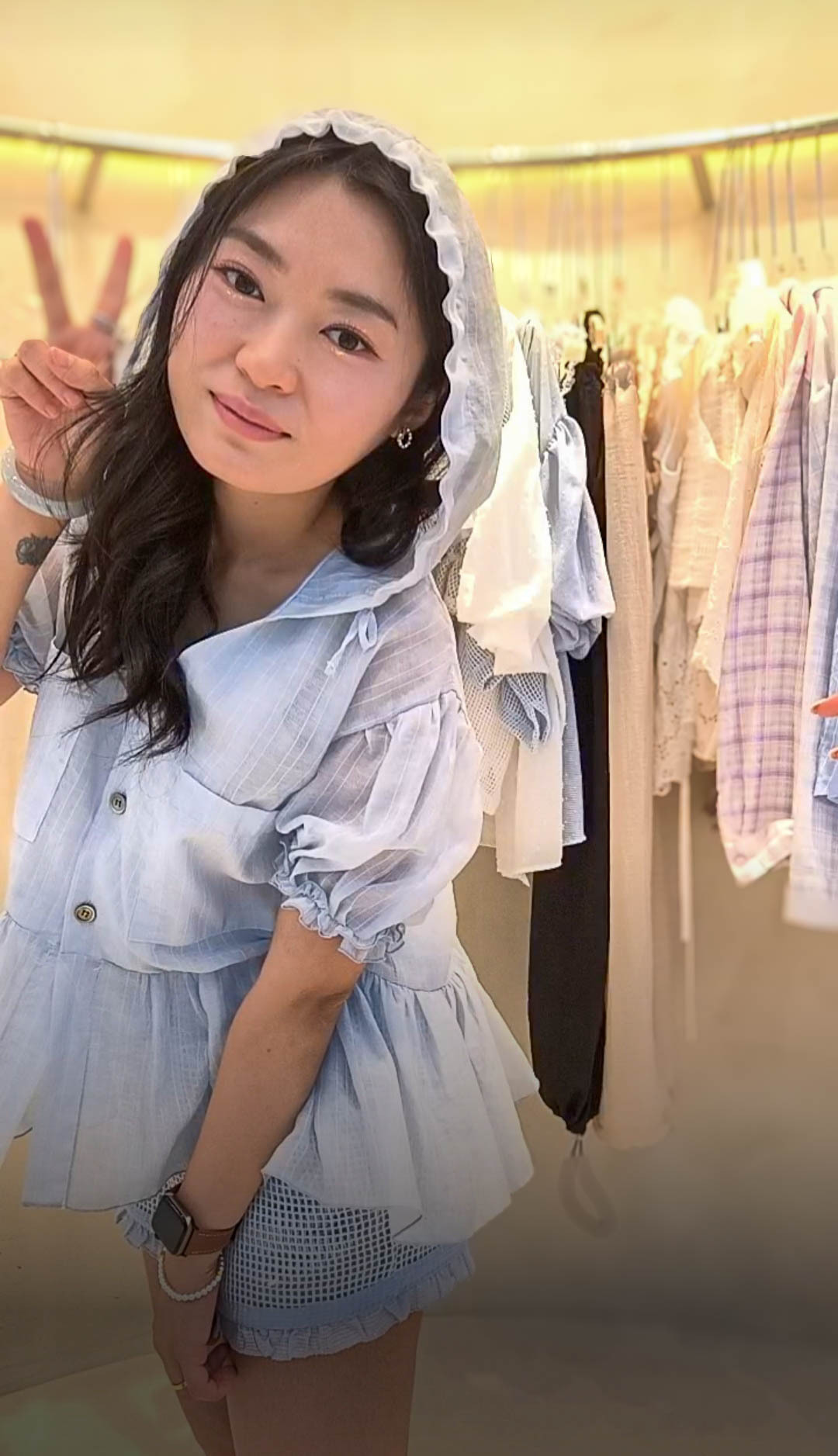 🥰PM_K8102  ▶️連帽扣子娃娃裝 👉B:110cm L:58/68cm👈