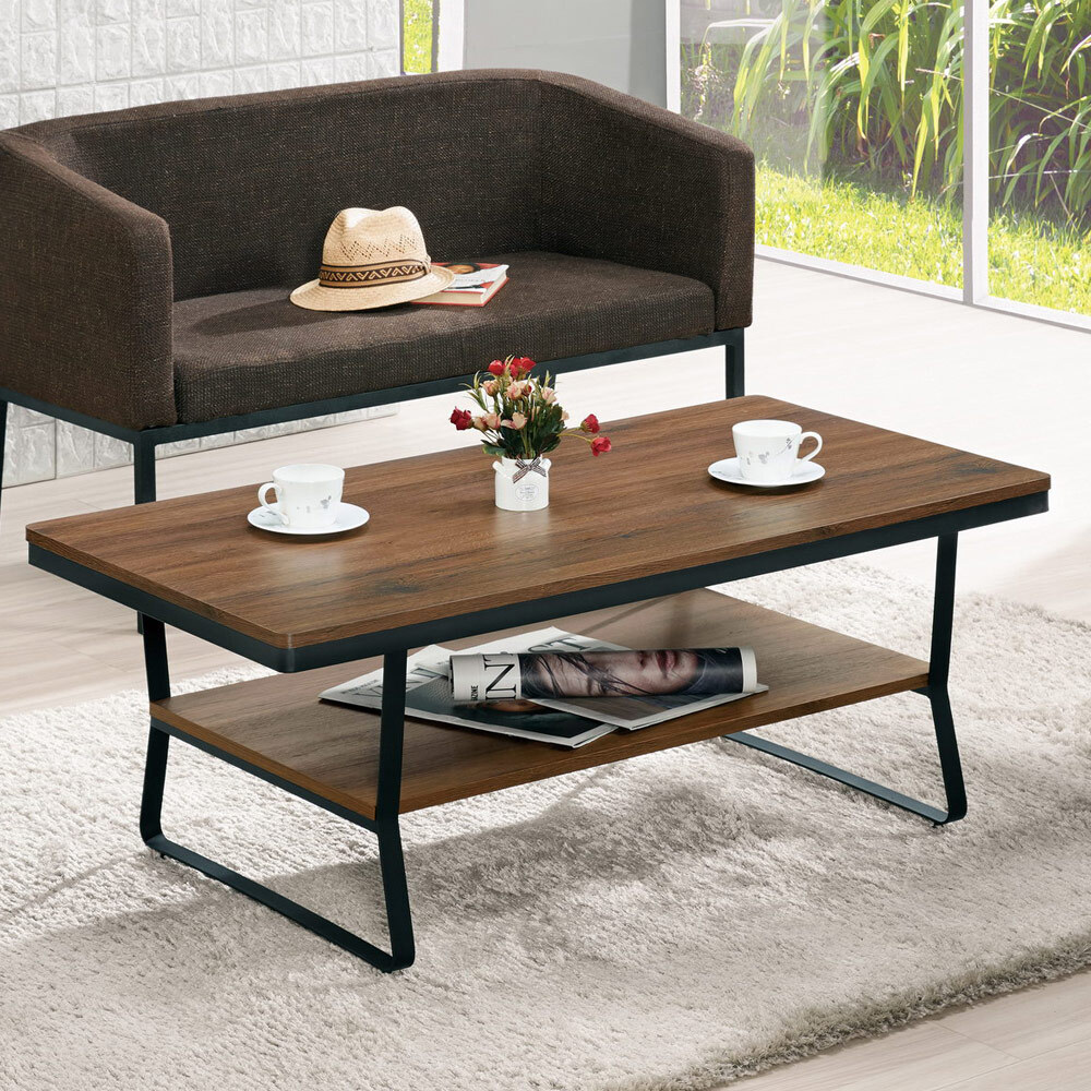 卡納爾4尺現代工業風大茶几