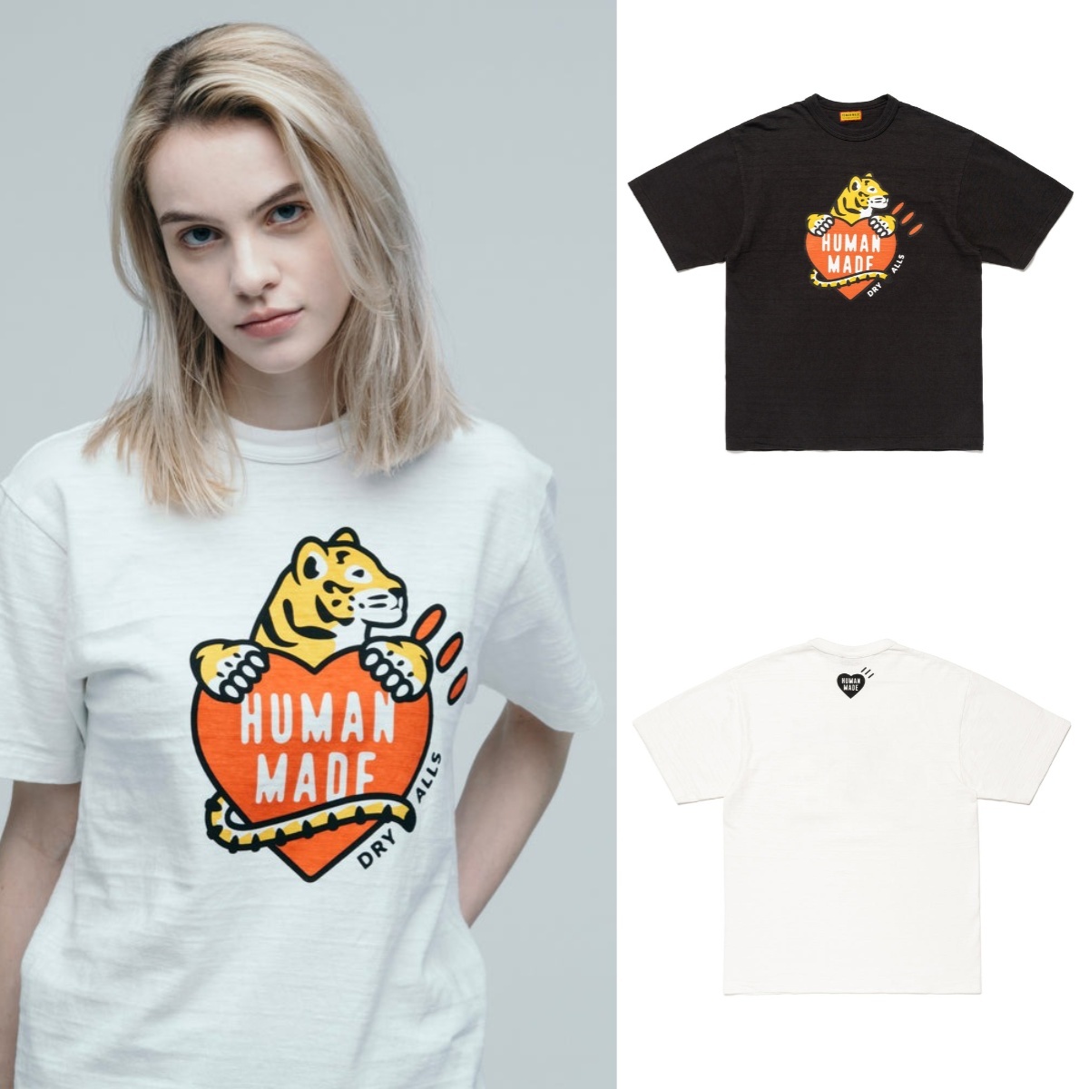 現貨┃日本製 HUMAN MADE GRAPHIC T-SHIRT 愛心 老虎 短袖 短T