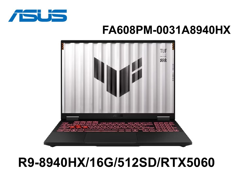 ASUS 華碩FA608PM-0031A8940HX 御鐵灰16吋電競筆電
