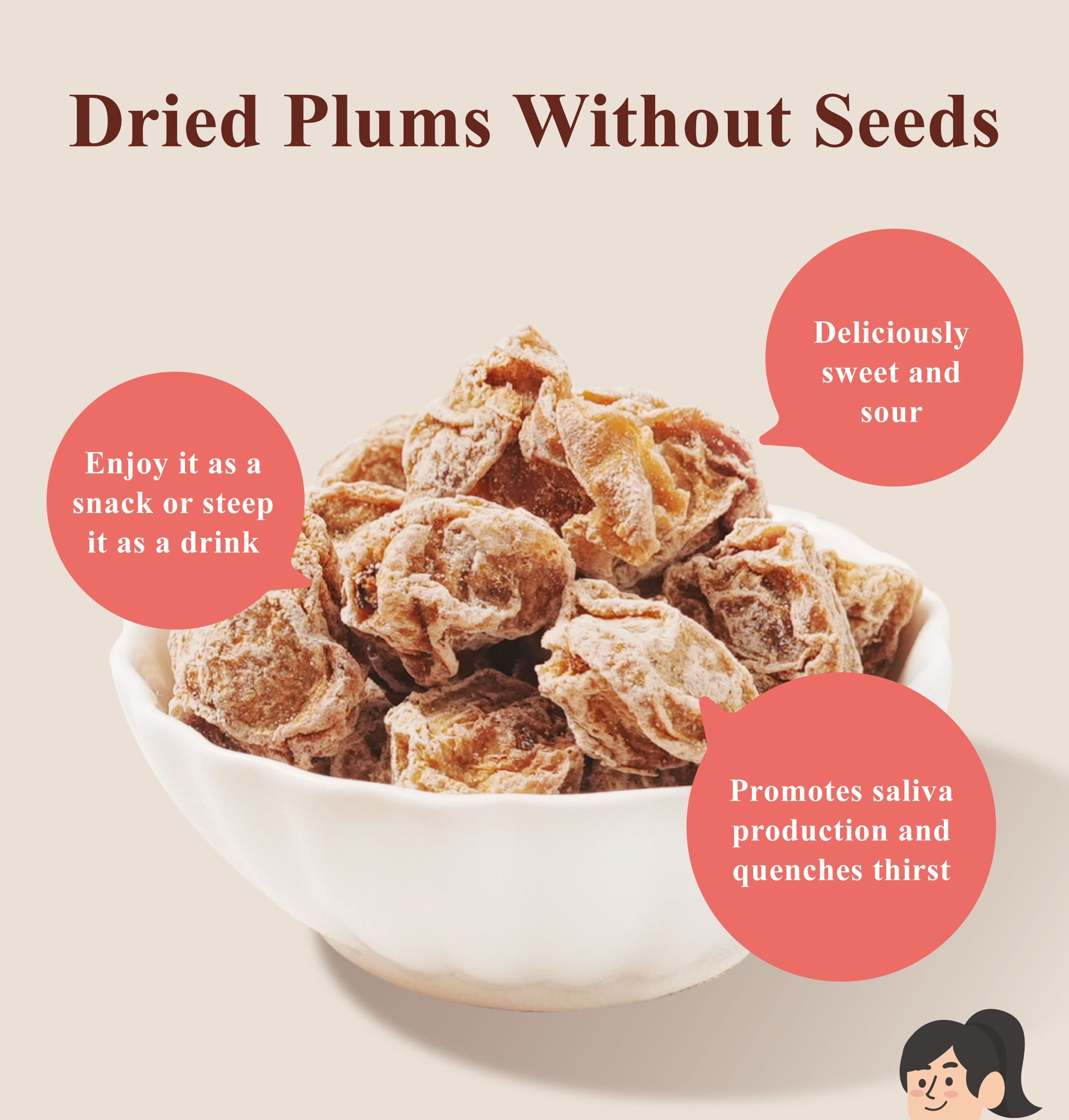 Dengyi Dried Plums Without Seeds Features