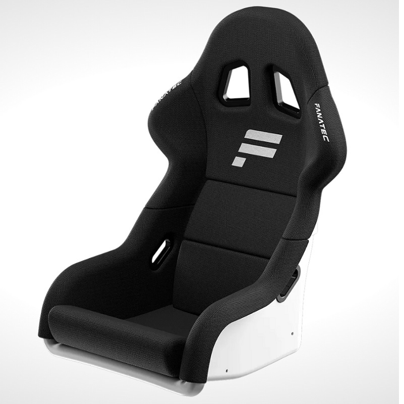 米特3C數位–FANATEC 台灣公司貨 GT Cockpit Seat White 賽車桶椅/CRD-9010004-WW