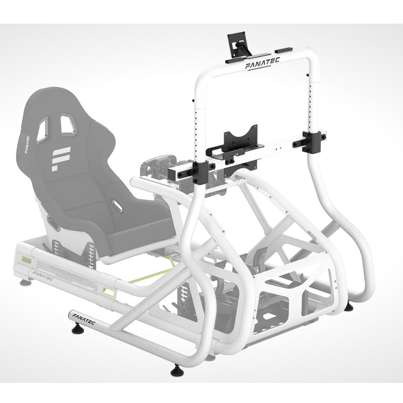 米特3C數位–FANATEC 台灣公司貨 GT Cockpit Monitor Stand White 螢幕架 支援32"~65"/CRD-9060002-WW